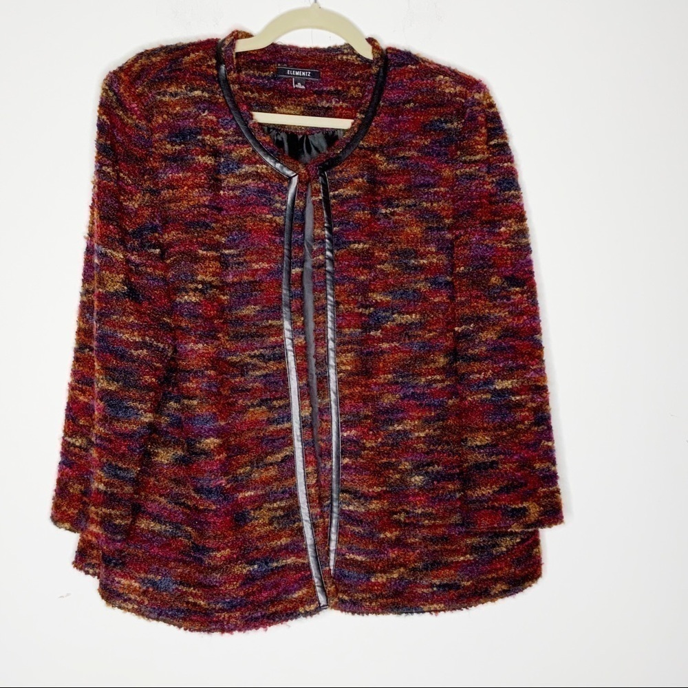 𝅺elementz cardigan. Multicolored. Size XL